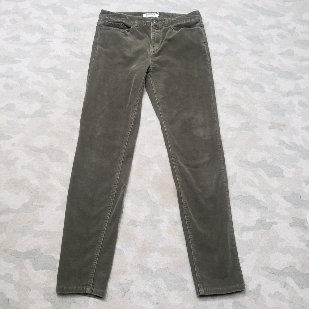 Mountain Khakis Jeans Womens 4R Green Classic Fit Corduroy Pockets Outdoors